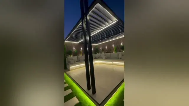 معاينة فيديو أرضيات وإضاءة خارجية